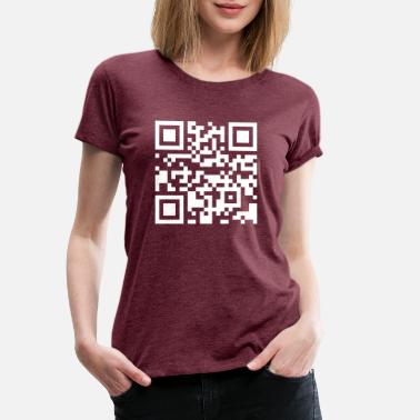 Homepage QR Code Homepage weiss - Frauen Premium T-Shirt
