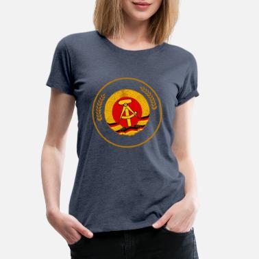 Germany Ossi East Germany GDR stamp seal - Women&#39;s Premium T-Shirt