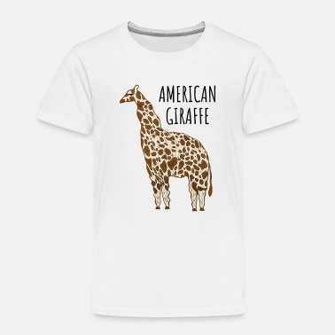 Votre Demande Nom Girafe Enfants T-shirt avec SUPERBE MOTIFS Incl 