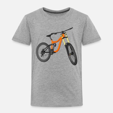 Radfahrer-in Mountain Bike MTB BMX Roller Rad Outdoor Junge Kind Verkehr Schule Sport Trikot Spielplatz Geburtstag Fahrrad Geschenk-e Jungen & Mädchen Kinder T-Shirt: Downhill Madness 