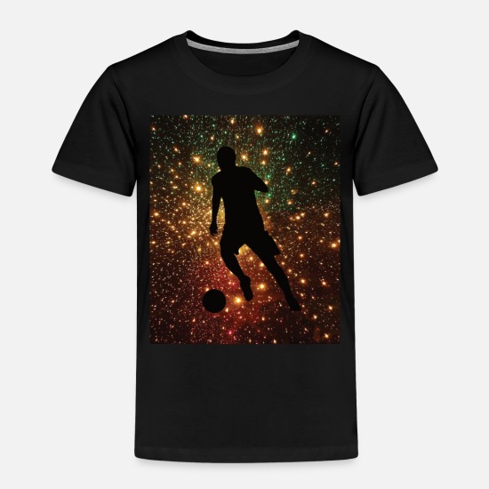 T-Shirt EVOLUTION  Fussballer Fussball Fußballer Shirt Fun Feuer Geschenk