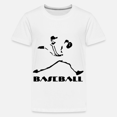Baseball Baseball, Baseball Player - Teenager Premium T-Shirt