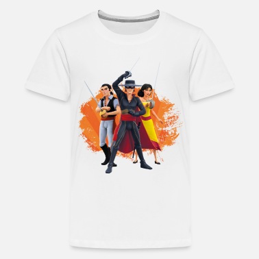 Zorro The Chronicles Ines Bernardo Don Diego - Teenage Premium T-Shirt