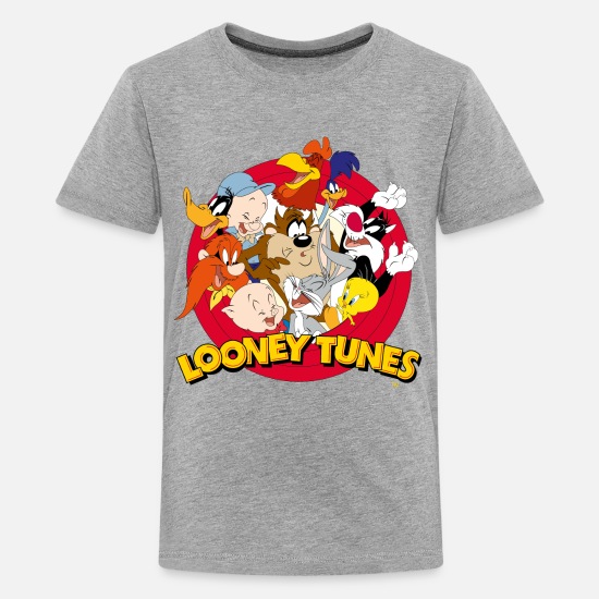 Looney Tunes Bugs Bunny Logo Gruppenbild Kinder T-Shirt