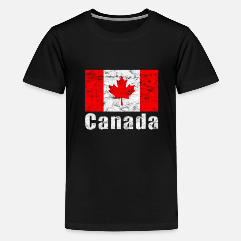 Manga Corta Running Gimnasio #MapleLeaf Niña HOOPOE Camiseta Canada Niño 