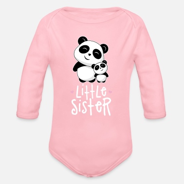 Little Sister Little sister - Organic Long-Sleeved Baby Bodysuit