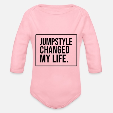 Jumpstyle Jumpstyle förändrade mitt liv - Ekologisk långärmad babybody