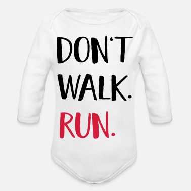 Springa springa - Ekologisk långärmad babybody