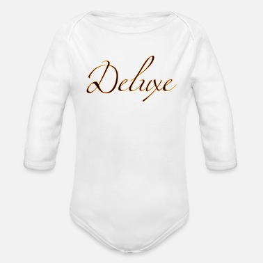 Deluxe deluxe deluxe - Ekologisk långärmad babybody