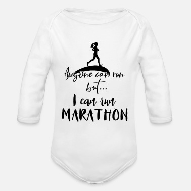 Maraton Maraton maraton maraton maraton - Ekologisk långärmad babybody