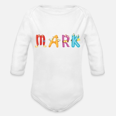 Märke Mark - Ekologisk långärmad babybody