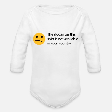 Slogan slogan - Ekologisk långärmad babybody
