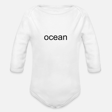 Hav hav - Hav - Ekologisk långärmad babybody