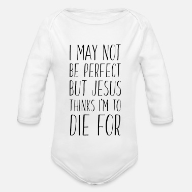 Jesus Jesus - Ekologisk långärmad babybody