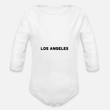 Los Angeles Los Angeles - Ekologisk långärmad babybody