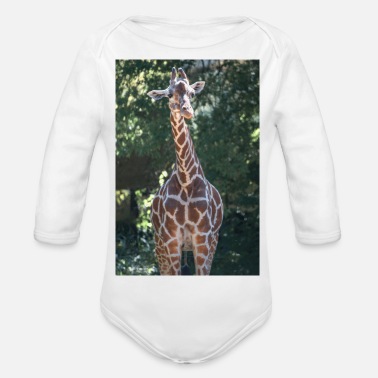 Giraff Giraff (Giraffa) - Ekologisk långärmad babybody
