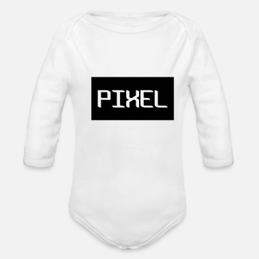Pixel pixel - Ekologisk långärmad babybody