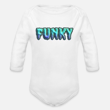 Funky Funky för alla - Ekologisk långärmad babybody