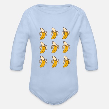 Banan Banan Banan - Ekologisk långärmad babybody