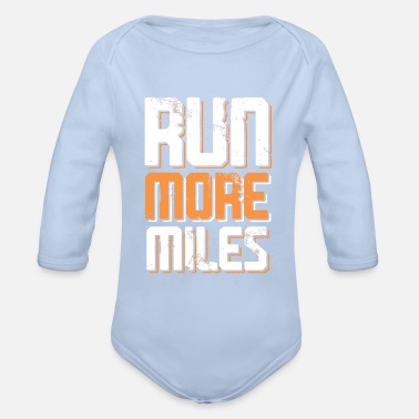 Springa springa springa - Ekologisk långärmad babybody