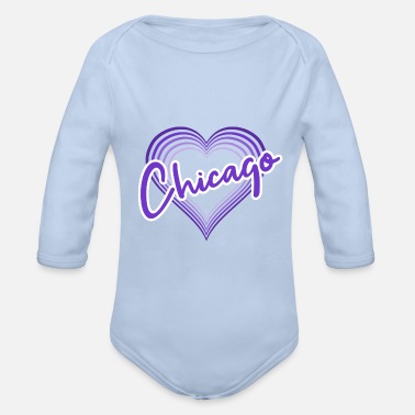 Chicago Chicago - Ekologisk långärmad babybody
