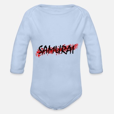 Samurai samurai - Ekologisk långärmad babybody