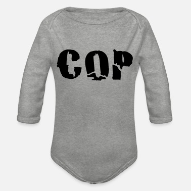 Cop cop - Ekologisk långärmad babybody