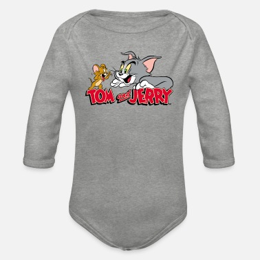 Tom and Jerry Catch Me - Økologisk langærmet babybody