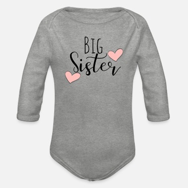 Big Big Sister Gift Sisters - Ekologisk långärmad babybody