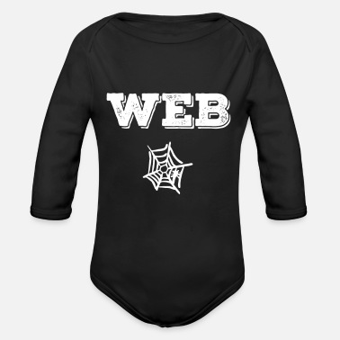 Webb webb - Ekologisk långärmad babybody