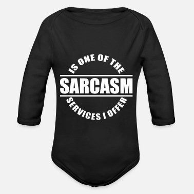 Sarkasm Sarkasm / sarkasm - Ekologisk långärmad babybody