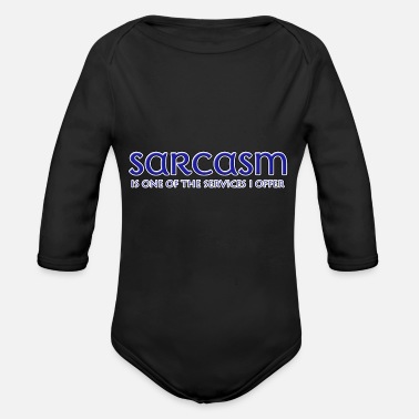 Sarkasm Sarkasm / sarkasm - Ekologisk långärmad babybody