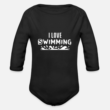 Simma Simmare simmare simmare simmare - Ekologisk långärmad babybody