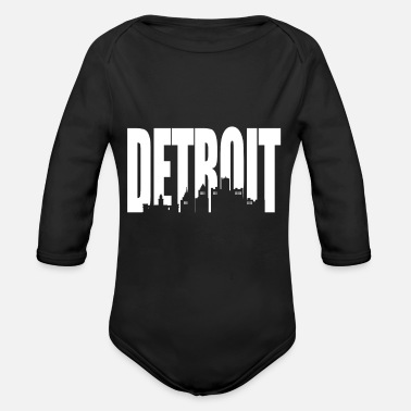 Detroit Detroit - Ekologisk långärmad babybody
