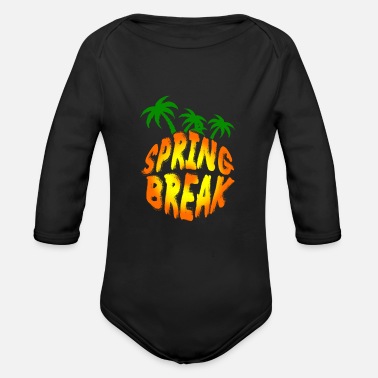 Spring Break Spring break - Ekologisk långärmad babybody