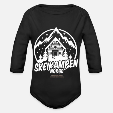 Ski Resort Skeikampen Norge Ski Resort - Ekologisk långärmad babybody