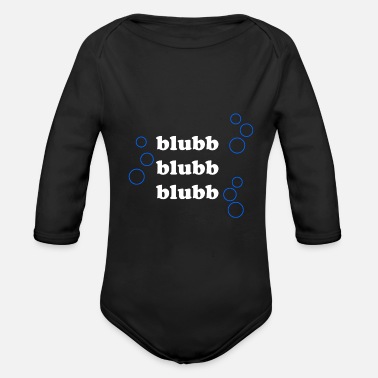 Späck blubb späck späck - Ekologisk långärmad babybody