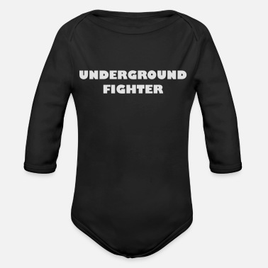 Underground Underground Fighter - Ekologisk långärmad babybody