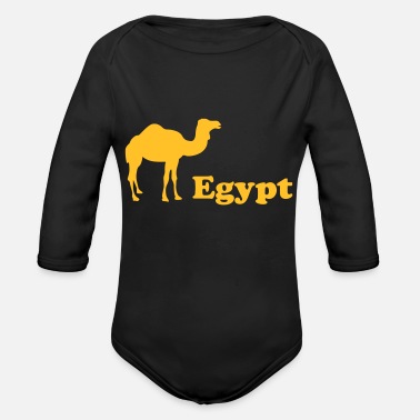 Egypten Egypten Egypten - Ekologisk långärmad babybody