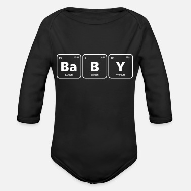 Periodiska Systemet Baby periodiska systemet inslag geni - Ekologisk långärmad babybody