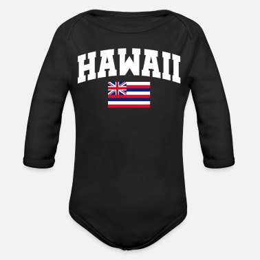 Hawaii Hawaii Hawaii - Ekologisk långärmad babybody