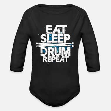 Band Drummer Drummer Drummer Band Gift - Ekologisk långärmad babybody