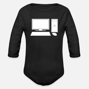 Dator Dator - Ekologisk långärmad babybody