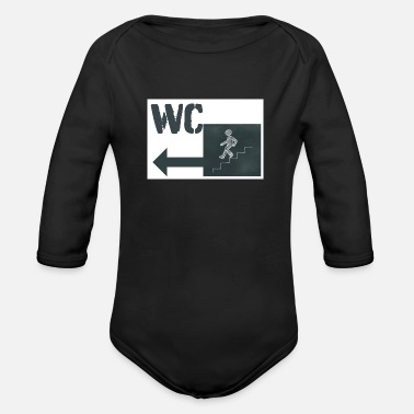 Wc WC - Ekologisk långärmad babybody