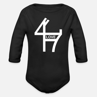 Bestseller Love Animal Graphic - Organic Long-Sleeved Baby Bodysuit