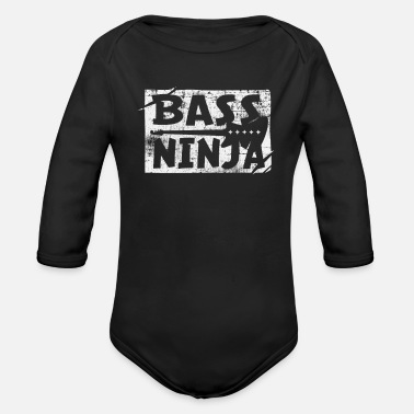Bas Bas gitarr - Ekologisk långärmad babybody
