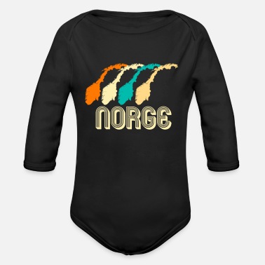 Norge Norge Norge Norge - Ekologisk långärmad babybody