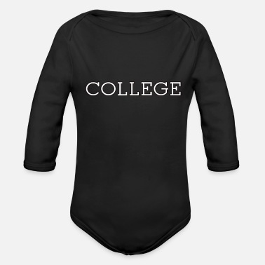 College college - Ekologisk långärmad babybody