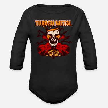 Thrash Thrash Metal - Ekologisk långärmad babybody