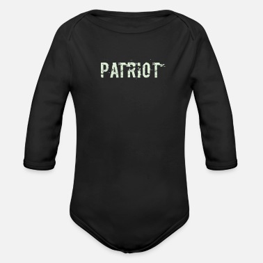 Patriot patriot - Ekologisk långärmad babybody